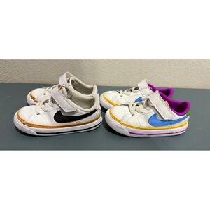 Nike Court Legacy Toddler Sneakers Bundle 2 Pairs Toddler Size 8C